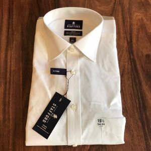NEW Stafford White Button Down
